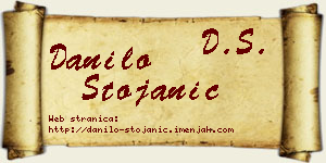 Danilo Stojanić vizit kartica